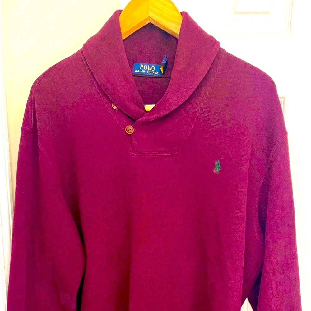 Polo by Ralph Lauren Men Shawl Sweater - Picture 1 of 8